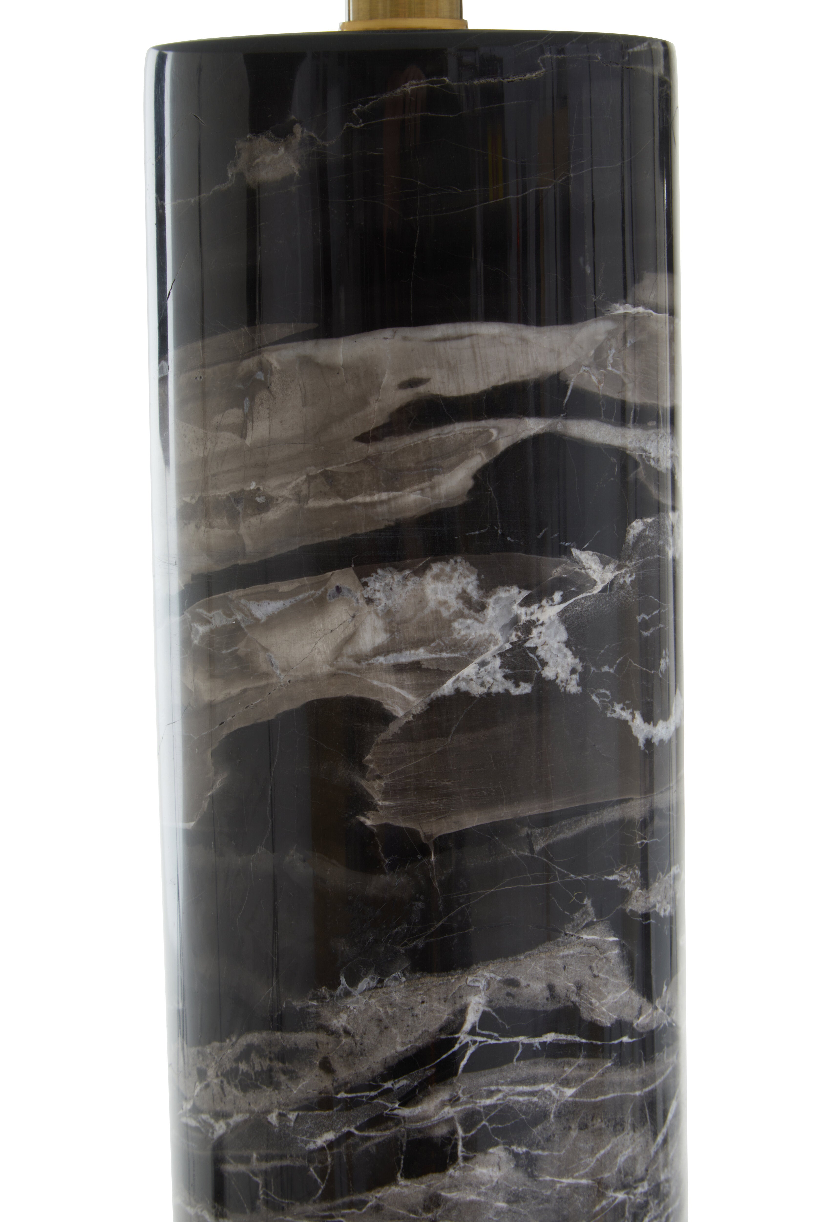 Tabor Black Marble Table Lamp